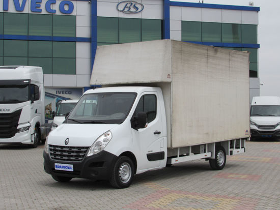 2012 MODEL RENAULT MASTER 2.3 DCİ TEK KABİN TENTELİ SAÇ KASALI KAMYONET 125 Hp