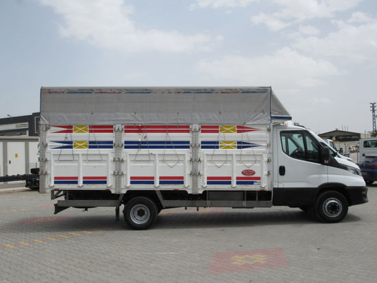 2021 MODEL IVECO DAILY 72 C 16 4350 WB BRANDALI SAÇ KASALI KAMYON 160 Hp