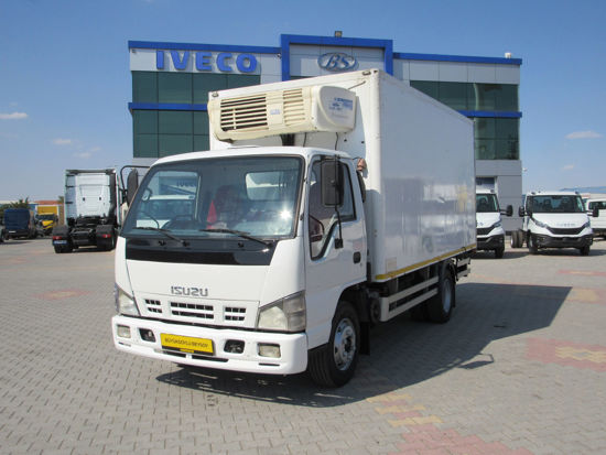 2008 MODEL ISUZU NPR  FRİGOFİRİK SOĞUTUCULU KAPALI POLYESTER KASALI KAMYON 142 Hp.