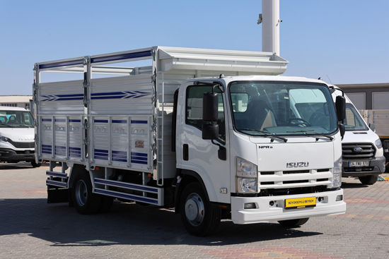 2016 MODEL ISUZU NPR 8 İLAVELİ AÇIK SAÇ KASA KAMYON 155 Hp