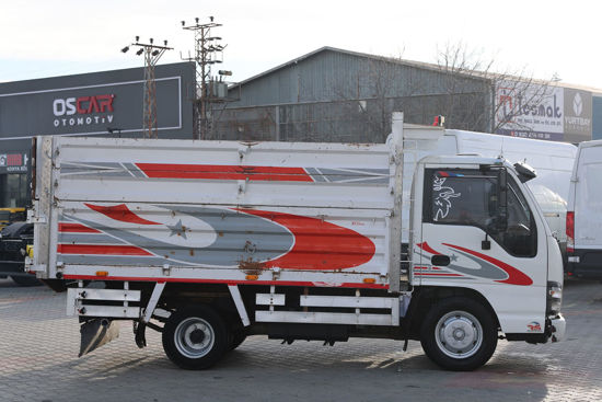 2008 MODEL ISUZU NKR 55 LOW DAMPERLİ AÇIK SAÇ KASALI 77 Hp