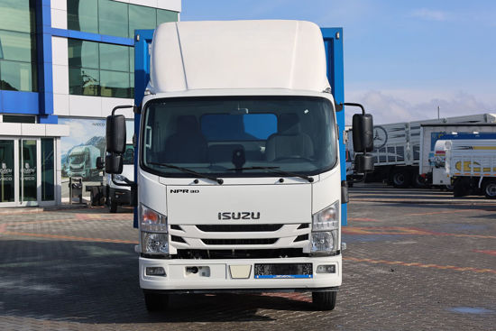 2021 MODEL ISUZU NPR 3D 10 TEKER KAYAR PERDELİ MEŞRUBAT KASALI KAMYON