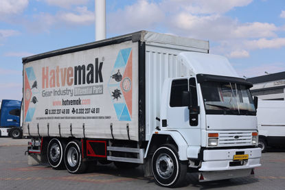 1997 MODEL FORD CARGO 20-14 KAYAR PERDELİ KASA KAMYON