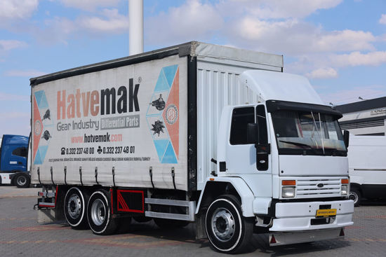 1997 MODEL FORD CARGO 20-14 KAYAR PERDELİ KASA KAMYON