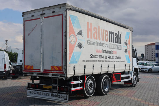 1997 MODEL FORD CARGO 20-14 KAYAR PERDELİ KASA KAMYON