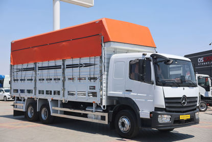 2021 MODEL MERCEDES-BENZ ATEGO 1518   (YATAKLI) 10 TEKER BRANDALI SAÇ KASA KAMYON A/C