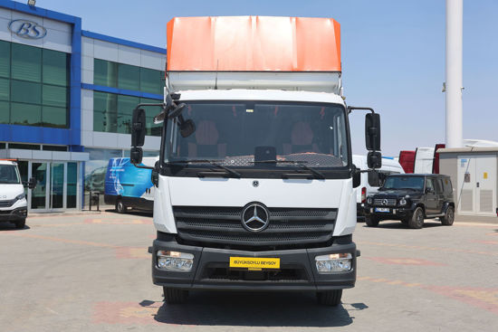2021 MODEL MERCEDES-BENZ ATEGO 1518   (YATAKLI) 10 TEKER BRANDALI SAÇ KASA KAMYON A/C