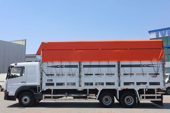 2021 MODEL MERCEDES-BENZ ATEGO 1518   (YATAKLI) 10 TEKER BRANDALI SAÇ KASA KAMYON A/C