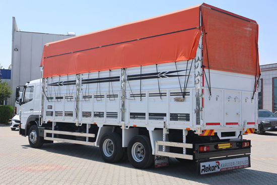 2021 MODEL MERCEDES-BENZ ATEGO 1518   (YATAKLI) 10 TEKER BRANDALI SAÇ KASA KAMYON A/C