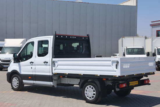 2022 MODEL FORD TRANSIT 350 L ÇİFT KABİN AÇIK KASA KAMYONET 170 Hp A/C
