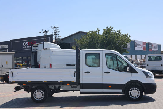 2022 MODEL FORD TRANSIT 350 L ÇİFT KABİN AÇIK KASA KAMYONET 170 Hp A/C