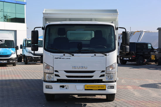 2022 MODEL ISUZU NPR 10 LONG ÜÇ İLAVELİ AÇIK AHŞAP KASA KAMYON A/C