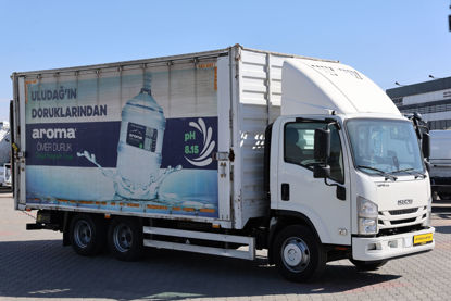 2020 MODEL NPR 3D LİFTLİ KAYAR PERDELİ BRANDALI KASA KAMYON 190 Hp
