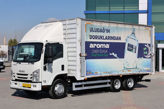 2020 MODEL NPR 3D LİFTLİ KAYAR PERDELİ BRANDALI KASA KAMYON 190 Hp
