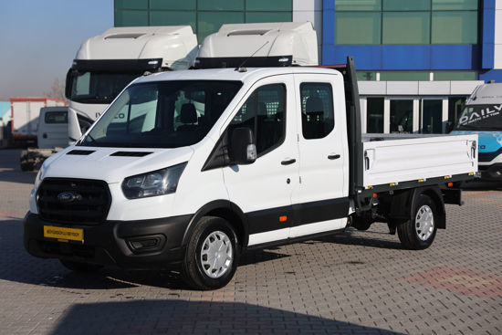 2022 MODEL FORD TRANSIT 350 L ÇİFT KABİN AÇIK KASA KAMYONET 170 Hp A/C