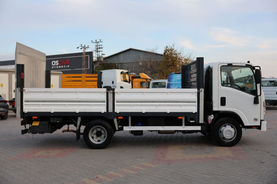 2024 MODEL ISUZU NPR 7.5  LİFLİ AÇIK SAÇ KASA KAMYON