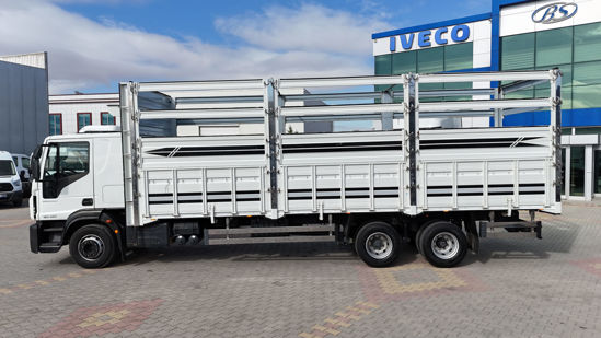 2024 MODEL IVECO EURO CARGO 160 E 32  ÇİFT İLAVELİ AÇIK SAÇ KASA KAMYON A/C