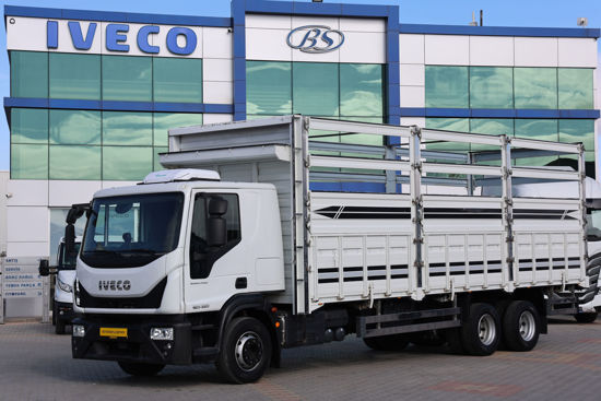 2024 MODEL IVECO EURO CARGO 160 E 32  ÇİFT İLAVELİ AÇIK SAÇ KASA KAMYON A/C