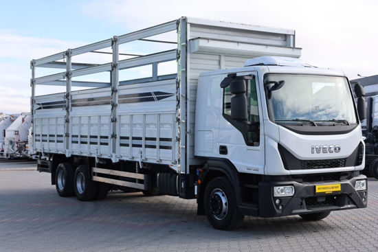 2024 MODEL IVECO EURO CARGO 160 E 32  ÇİFT İLAVELİ AÇIK SAÇ KASA KAMYON A/C