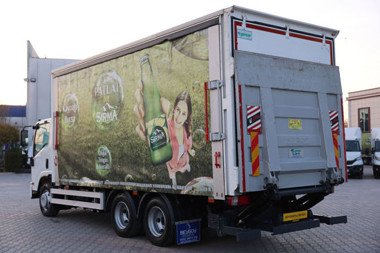 2024 MODEL NPR 3D ÇİFT YÖN KAYAR PERDELİ MEŞRUBAT KASALI LİFLİ KAMYON