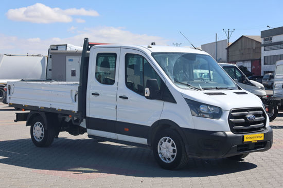 2023 MODEL FORD TRANSIT 350 L ÇİFT KABİN AÇIK KASA KAMYONET 170 Hp A/C
