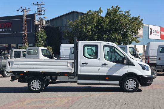 2024 MODEL FORD TRANSIT 350 L ÇİFT KABİN AÇIK KASA KAMYONET 170 Hp A/C