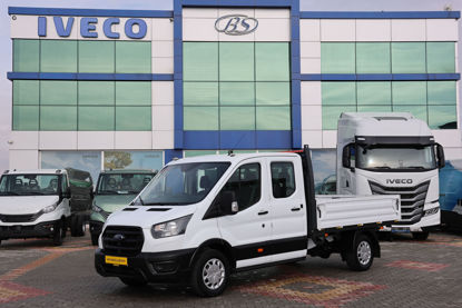 2024 MODEL FORD TRANSIT 350 L ÇİFT KABİN AÇIK KASA KAMYONET 170 Hp A/C