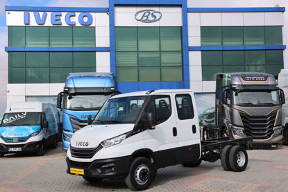 2023 MODEL IVECO DAILY 70 C 18 3750 ÇİFT KABİN ŞASE KAMYON Hİ-MATİC A/C
