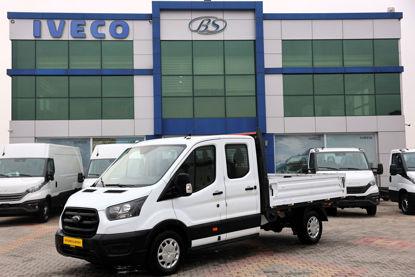 2023 MODEL FORD TRANSIT 350 L ÇİFT KABİN AÇIK KASA KAMYONET 170 Hp A/C