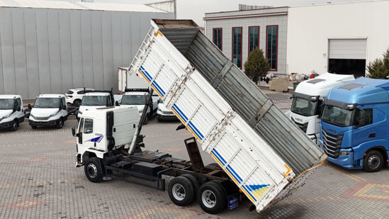 1998 MODEL FORD CARGO 2520 AÇIK SAÇ KASALI DAMPERLİ KAMYON 10 TEKER (YATAKLI)