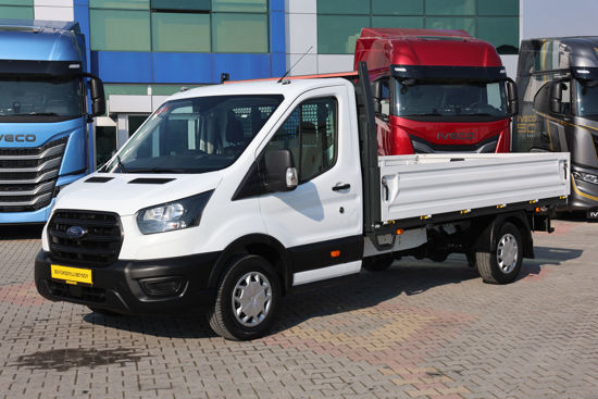 2023 MODEL FORD TRANSİT 350 L AÇIK SAÇ KASA KAMYONET 170 Hp A/C