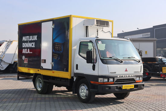 2006 MODEL MITSUBISHI CANTER FE 639 FRİGORİFİK KAPALI FİBER KASALI KAMYONET