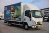 2017 MODEL ISUZU NLR LONG 3.0 cc LİFTLİ POLYESTER KASALI KAMYONET
