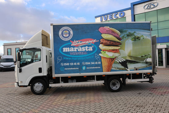 2017 MODEL ISUZU NLR LONG 3.0 cc LİFTLİ POLYESTER KASALI KAMYONET