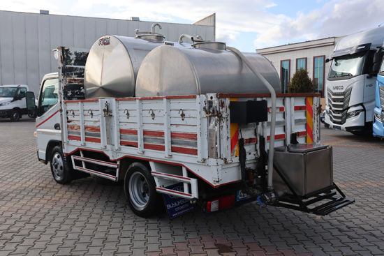 2008 MODEL MITSUBISHI CANTER FE 711 SÜT TANKLI AÇIK AHŞAP KASALI KAMYONET