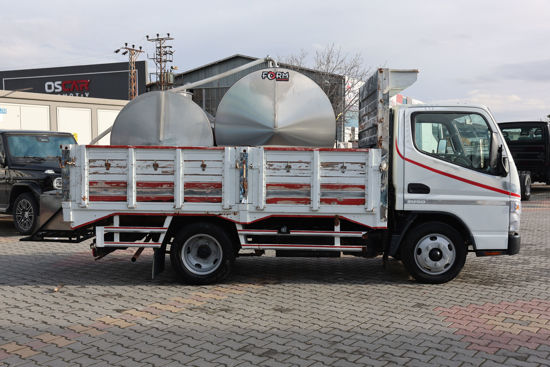 2008 MODEL MITSUBISHI CANTER FE 711 SÜT TANKLI AÇIK AHŞAP KASALI KAMYONET