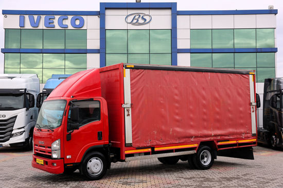 2012 MODEL ISUZU NPR 8 LONG ÇİFT YÖN KAYAR PERDELİ MEŞRUBAT KASALI KAMYON