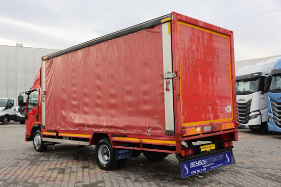 2012 MODEL ISUZU NPR 8 LONG ÇİFT YÖN KAYAR PERDELİ MEŞRUBAT KASALI KAMYON