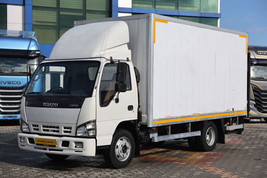 2008 MODEL ISUZU NPR POLYESTER KASALI LİFLİ KAMYON