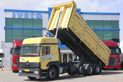 2004 MODEL MERCEDES-BENZ AXOR 3228 AÇIK AHŞAP KASA DAMPERLİ KAMYON (YATAKLI)