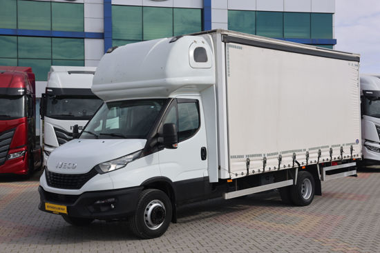 2021 MODEL IVECO DAILY 72 C 16 4350 KAYAR PERDELİ KAMYON (YATAKLI)