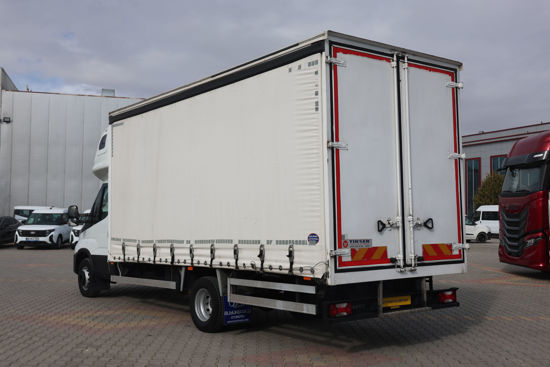 2021 MODEL IVECO DAILY 72 C 16 4350 KAYAR PERDELİ KAMYON (YATAKLI)