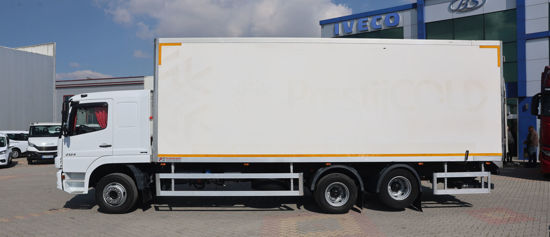 2017 MODEL MERCEDES-BENZ ATEGO 2124 FRİGORİFİK LİFTLİ KAMYON (YATAKLI)