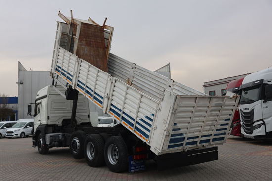 2005 MODEL MERCEDES-BENZ AXOR 3228 AÇIK SAÇ KASA DAMPERLİ KAMYON (YATAKLI)