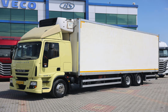 2012 MODEL IVECO EUROCARGO 160 E 25 10 TEKER FRİGORİFİK SOĞUTUCULU LİFTLİ KAMYON