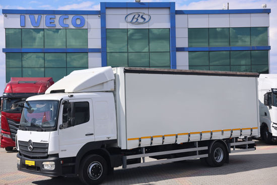 2017 MODEL MERCEDES-BENZ ATEGO 1518 6 TEKER KAYAR PERDELİ KASA KAMYON (YATAKLI)