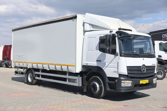 2017 MODEL MERCEDES-BENZ ATEGO 1518 6 TEKER KAYAR PERDELİ KASA KAMYON (YATAKLI)