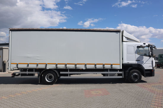 2017 MODEL MERCEDES-BENZ ATEGO 1518 6 TEKER KAYAR PERDELİ KASA KAMYON (YATAKLI)