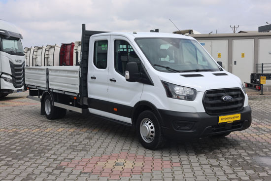 2023 MODEL FORD TRANSIT 500 ELD ÇİFT KABİN TREND AÇIK KASA KAMYON 165 Hp