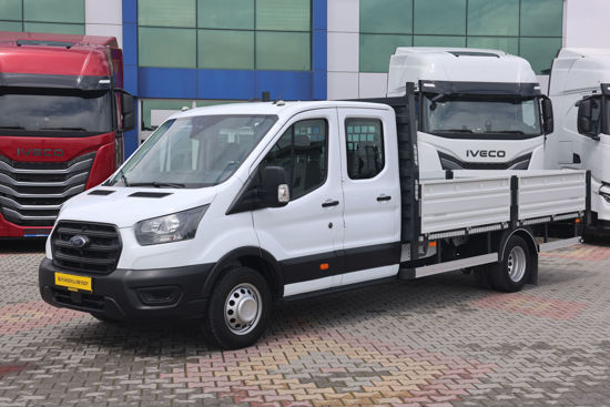2023 MODEL FORD TRANSIT 500 ELD ÇİFT KABİN TREND AÇIK KASA KAMYON 165 Hp